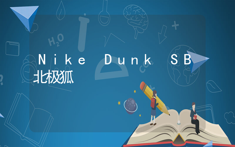 Nike Dunk SB北极狐插图